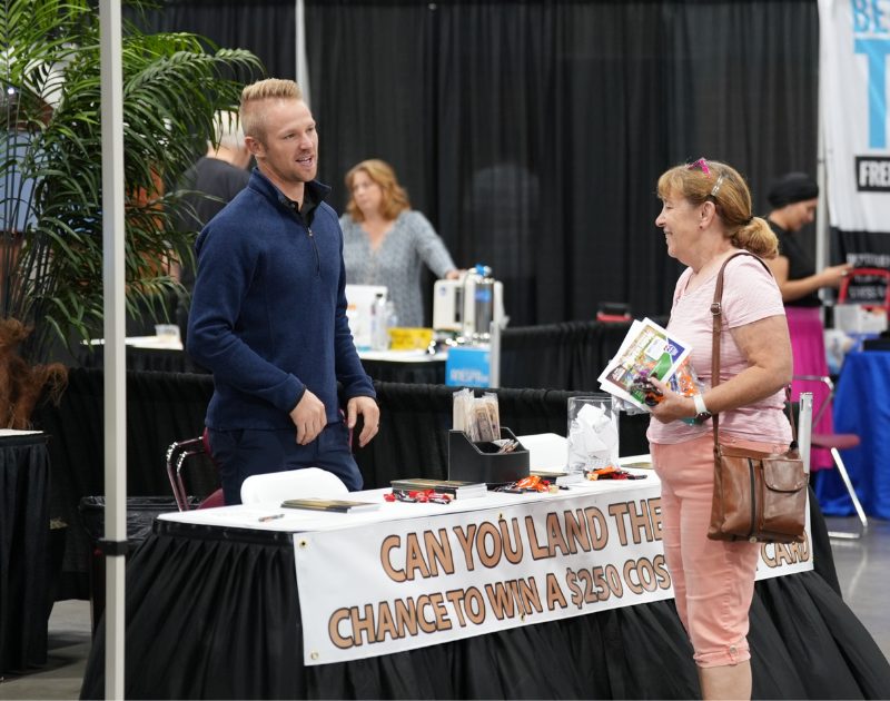 Homeowners and exhibitors at a Nationwide Expos home show, photo 3